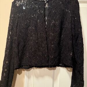 Onyx Nite Lace Jacket Cardigan